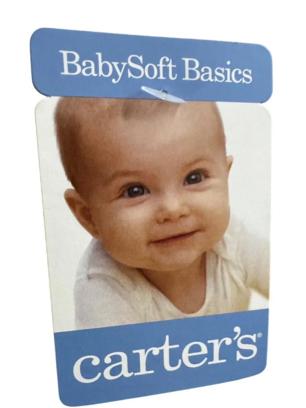 Carters BabySoft Basics Blue Romper With Truck Embroidery Size 3-6 Months